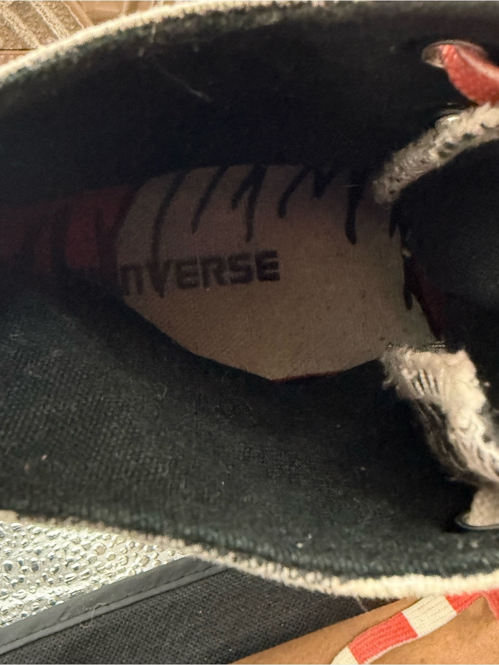 Converse x Dr. Seuss Cat in the Hat High Top Sneakers White Canvas Men’s 8 - Picture 14 of 16